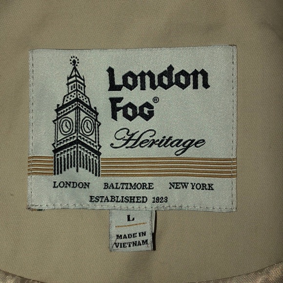 London Fog Double Breasted Trench Coat. NWOT - Picture 7 of 8